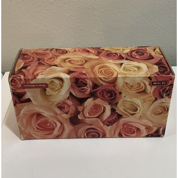 Vtg Darby Clear Crystal Candleholder Candlestick Holder Taper Flower Shaped NOS - Picture 14 of 14